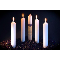 Candle Peace White Large